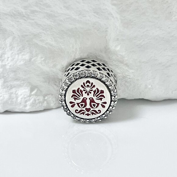 Pandora Hungarian Folk Motif Bead Charm S925 Silver Charm - Picture 1 of 4